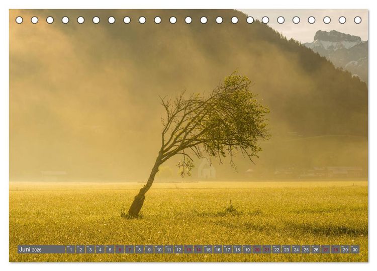 Produktbild: Sch&ouml;ne Wanderungen um Oberstdorf (Tischkalender 2026 DIN A5 quer), CALVENDO Monatskalender