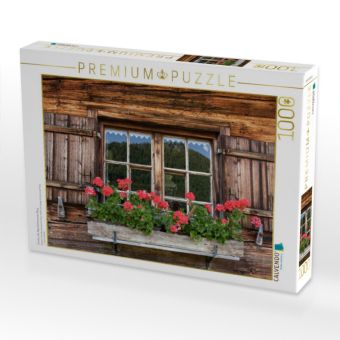 Produktbild: CALVENDO Puzzle Fenster der Alpe Gschwender Berg | 1000 Teile Lege-Gr&ouml;&szlig;e 64x48cm Foto-Puzzle f&uuml;r gl&uuml;ckliche Stunden