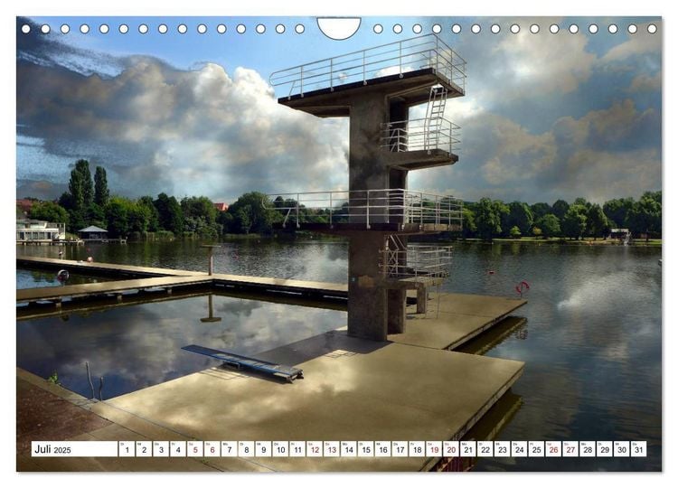 Magisches Darmstadt (Wandkalender 2025 DIN A4 quer), CALVENDO Monatskalender