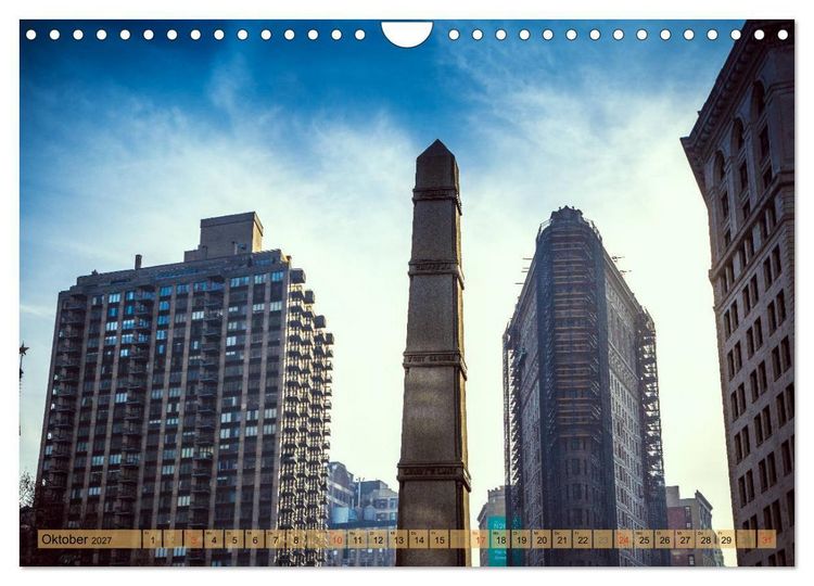 Produktbild: New York - Stadt der Wolkenkratzer (Wandkalender 2027 DIN A4 quer), CALVENDO Monatskalender