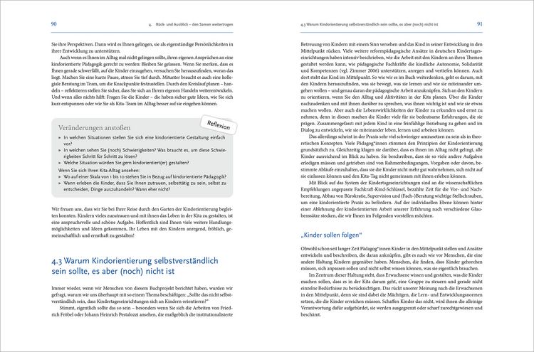 Produktbild: Kindorientierung in der p&auml;dagogischen Praxis