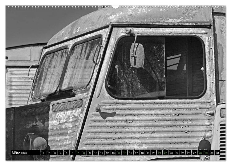 Produktbild: Citro&euml;n HY eine Legende in Schwarzwei&szlig; (Wandkalender 2026 DIN A2 quer), CALVENDO Monatskalender
