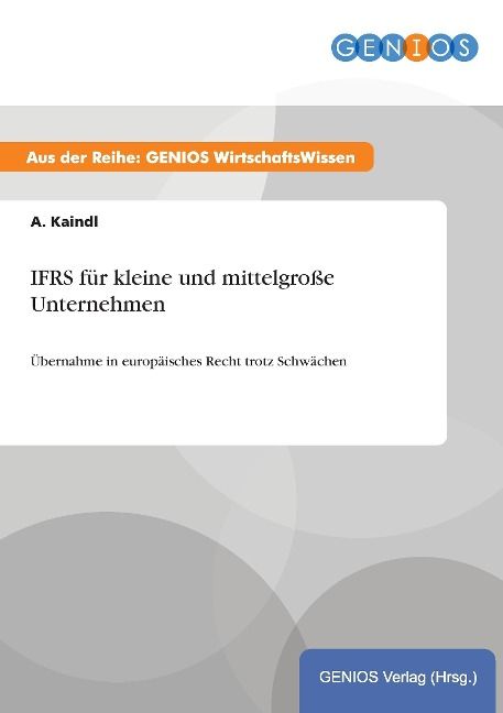 Produktbild: IFRS f&uuml;r kleine und mittelgro&szlig;e Unternehmen