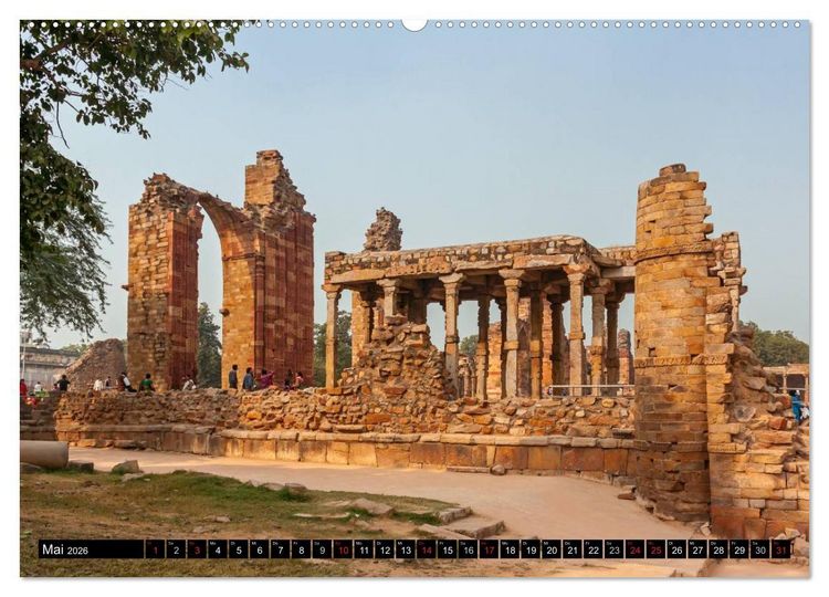 Produktbild: Indien, Rajasthan (Wandkalender 2026 DIN A2 quer), CALVENDO Monatskalender