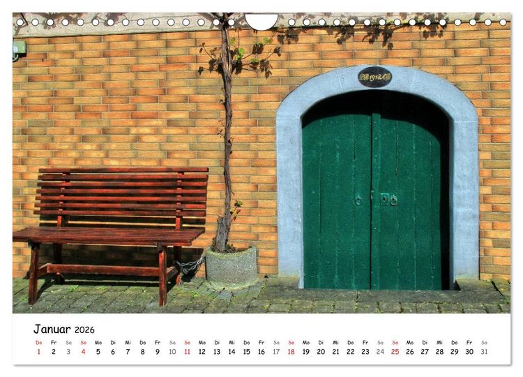 Produktbild: Blickf&auml;nge - Fenster und T&uuml;ren (Wandkalender 2026 DIN A4 quer), CALVENDO Monatskalender
