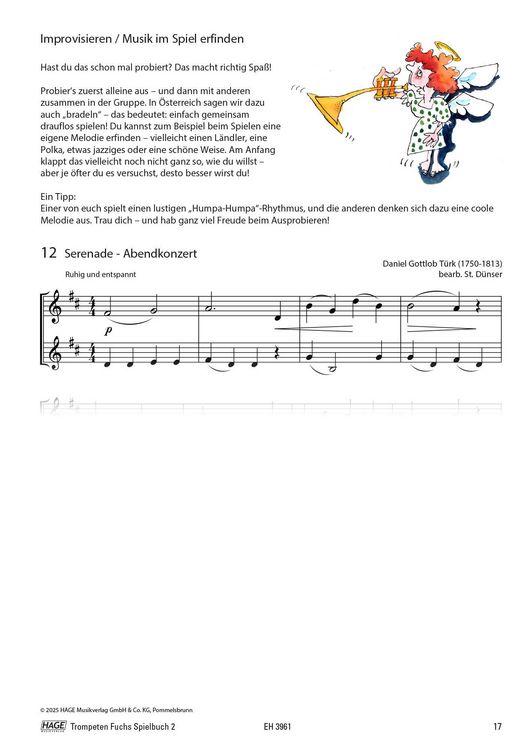 Produktbild: Trompeten Fuchs Spielbuch, Band 2