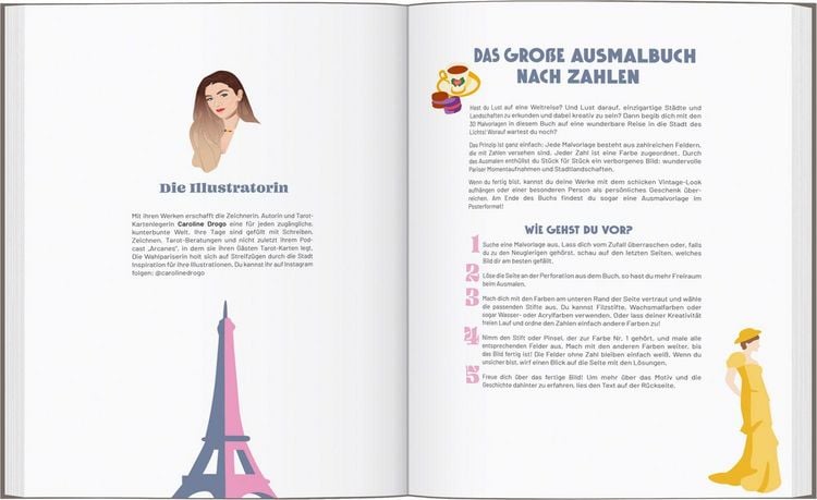 Produktbild: Paris - Das gro&szlig;e Ausmalbuch nach Zahlen