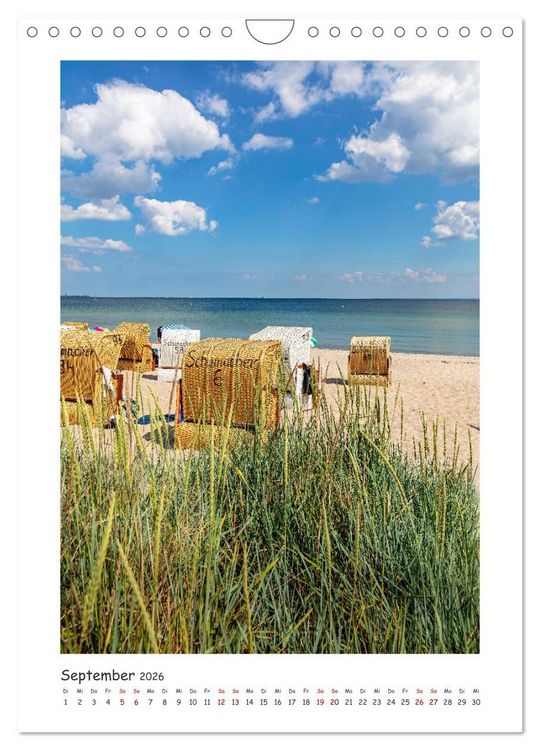 Produktbild: L&uuml;becker Bucht Seeb&auml;der an der Ostsee (Wandkalender 2026 DIN A4 hoch), CALVENDO Monatskalender
