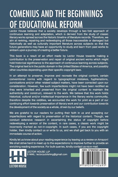 Produktbild: Comenius And The Beginnings Of Educational Reform