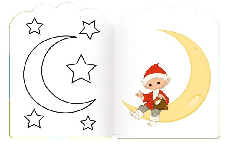 Produktbild: Mein erstes Malbuch "Unser Sandm&auml;nnchen und seine Freunde"