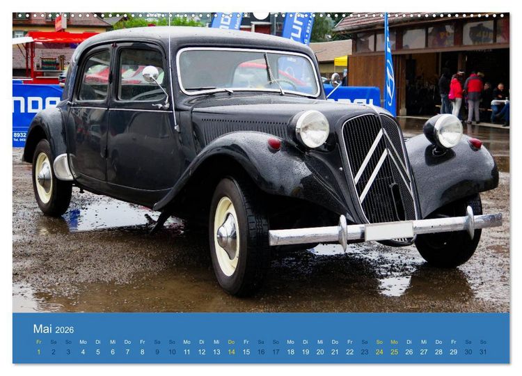 Produktbild: Citroen Traction Avant (hochwertiger Premium Wandkalender 2026 DIN A2 quer), Kunstdruck in Hochglanz