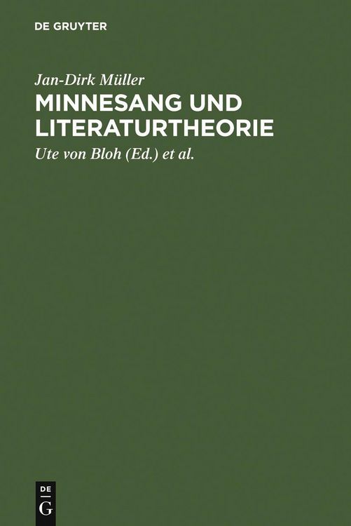 Produktbild: Minnesang und Literaturtheorie