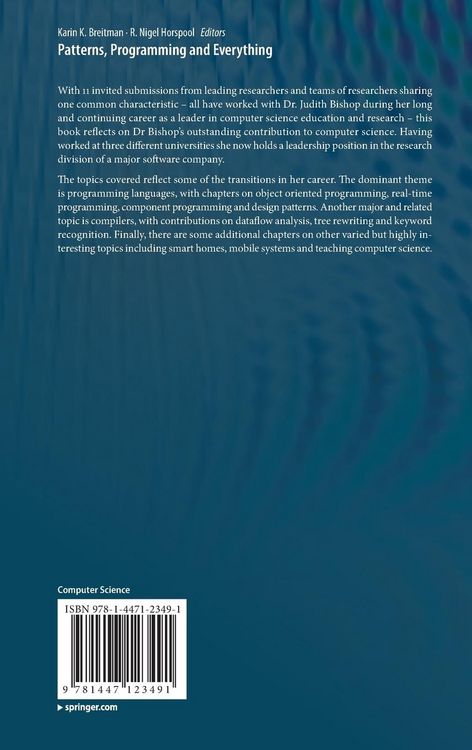 Produktbild: Patterns, Programming and Everything