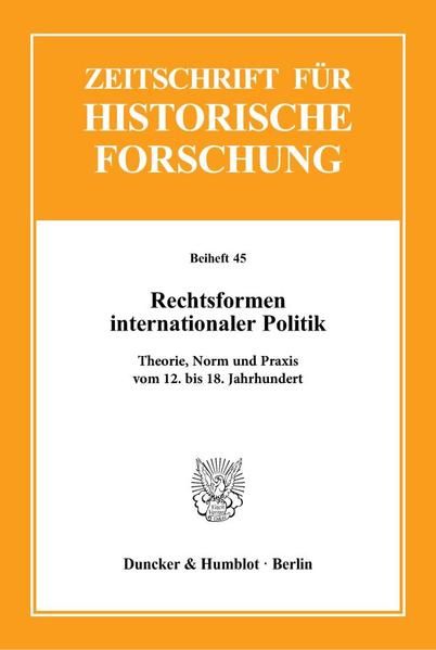 Produktbild: Rechtsformen internationaler Politik.