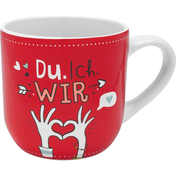 H:)PPYlife Tasse groß Motiv