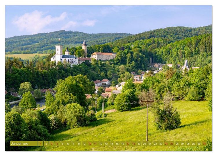 Produktbild: Zauber des B&ouml;hmerwalds. Stille Sch&ouml;nheit im Westen Tschechiens (Wandkalender 2026 DIN A4 quer), CALVENDO Monatskalender