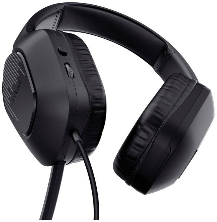 Produktbild: Trust GXT415 ZIROX Gaming Over Ear Headset kabelgebunden Stereo Schwarz
