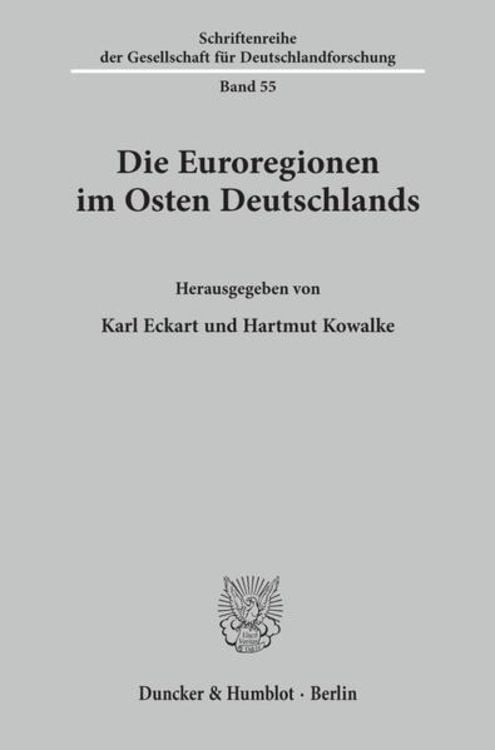 Produktbild: Die Euroregionen im Osten Deutschlands.