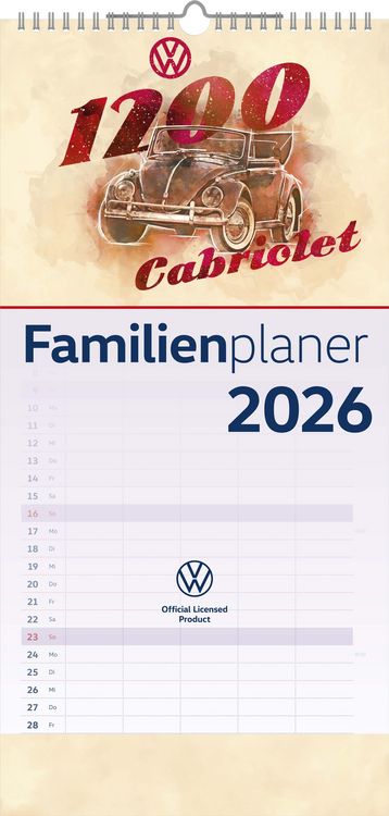 Produktbild: VW Familienplaner 2026