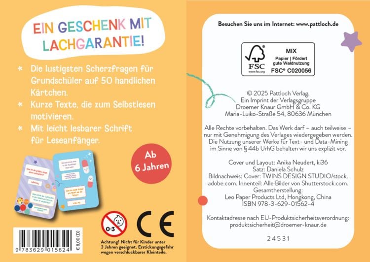 Produktbild: Kartenset: Schulkind! Die lustigsten Scherzfragen f&uuml;r Kinder