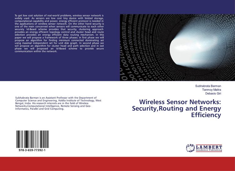 Produktbild: Wireless Sensor Networks: Security,Routing and Energy Efficiency