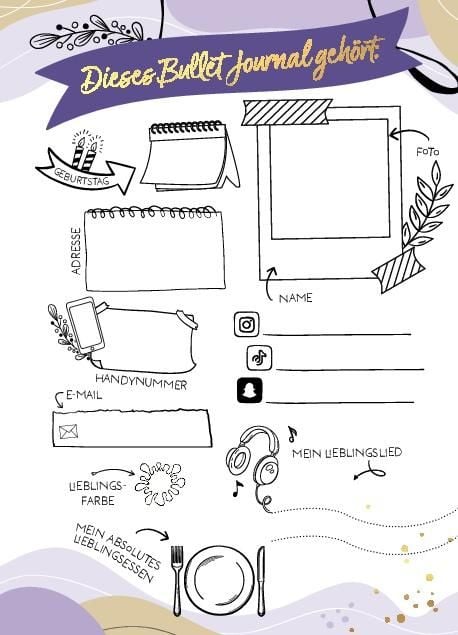 Produktbild: Mein Bullet Journal von Beauty Benzz