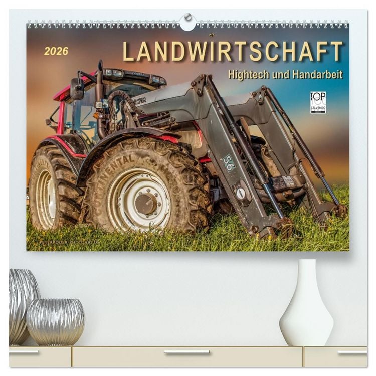Produktbild: Landwirtschaft - Hightech und Handarbeit (hochwertiger Premium Wandkalender 2026 DIN A2 quer), Kunstdruck in Hochglanz