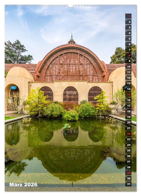 Produktbild: SAN DIEGO K&uuml;stenmetropole mit Flair (Wandkalender 2026 DIN A2 hoch), CALVENDO Monatskalender