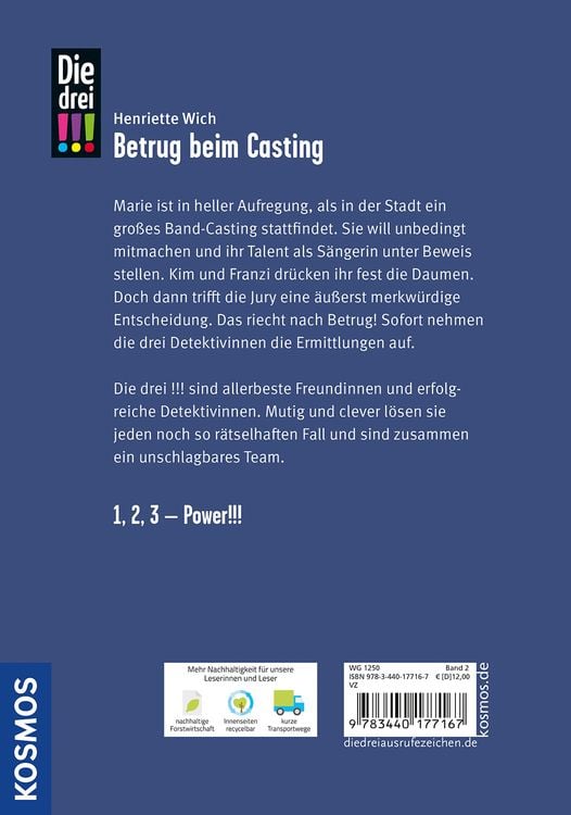 Die drei !!!, 2, Betrug beim Casting