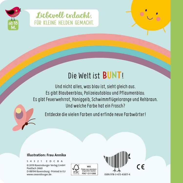 Produktbild: Edition Piepmatz: Bunt ist meine Lieblingsfarbe