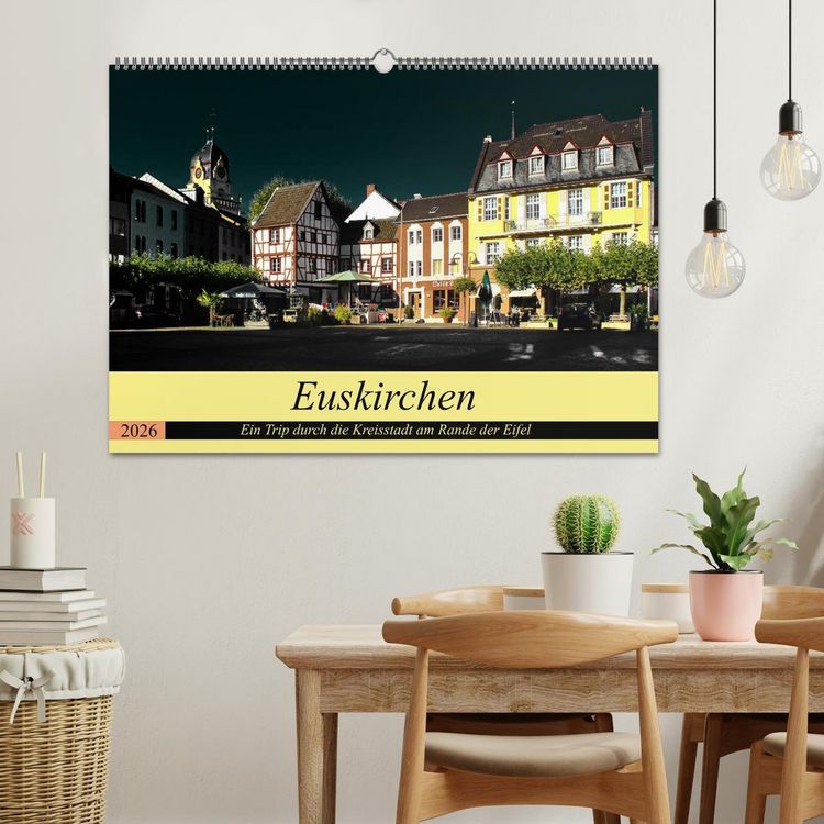 Produktbild: Euskirchen - Ein Trip durch die Kreisstadt am Rande der Eifel (Wandkalender 2026 DIN A2 quer), CALVENDO Monatskalender