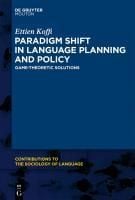 Produktbild: Paradigm Shift in Language Planning and Policy