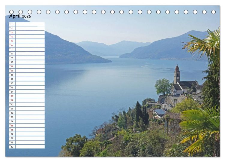 Produktbild: Einsame Natur - Terminkalender (Tischkalender 2026 DIN A5 quer), CALVENDO Monatskalender
