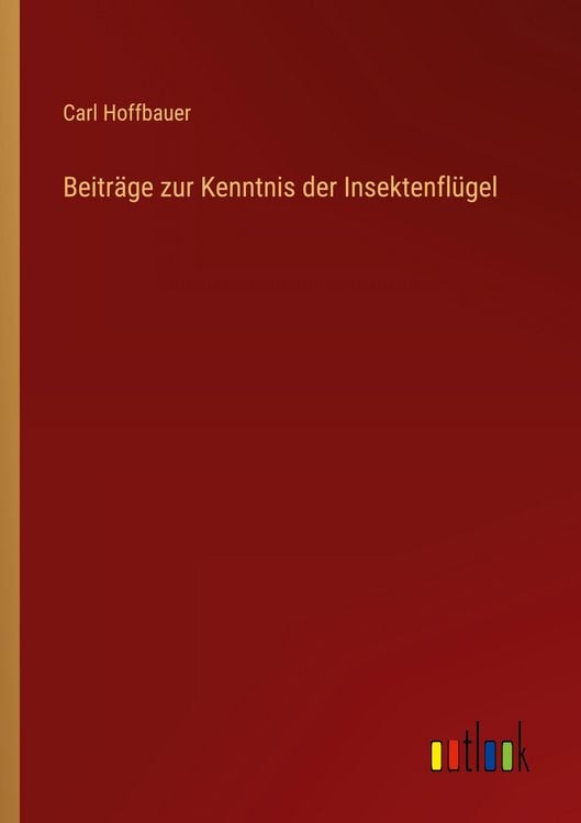 Produktbild: Beitr&auml;ge zur Kenntnis der Insektenfl&uuml;gel