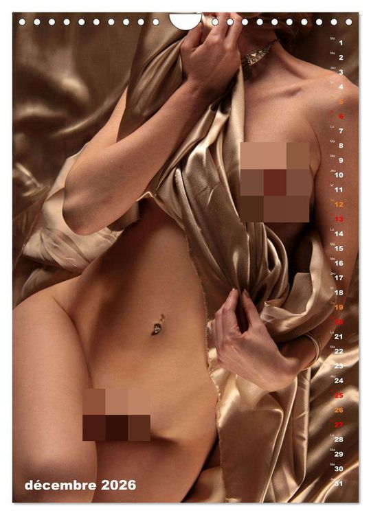 Produktbild: L'or nu (Calendrier mural 2026 DIN A4 horizontal), CALVENDO calendrier mensuel
