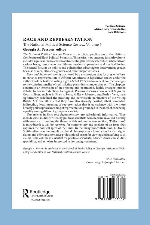 Produktbild: Race and Representation