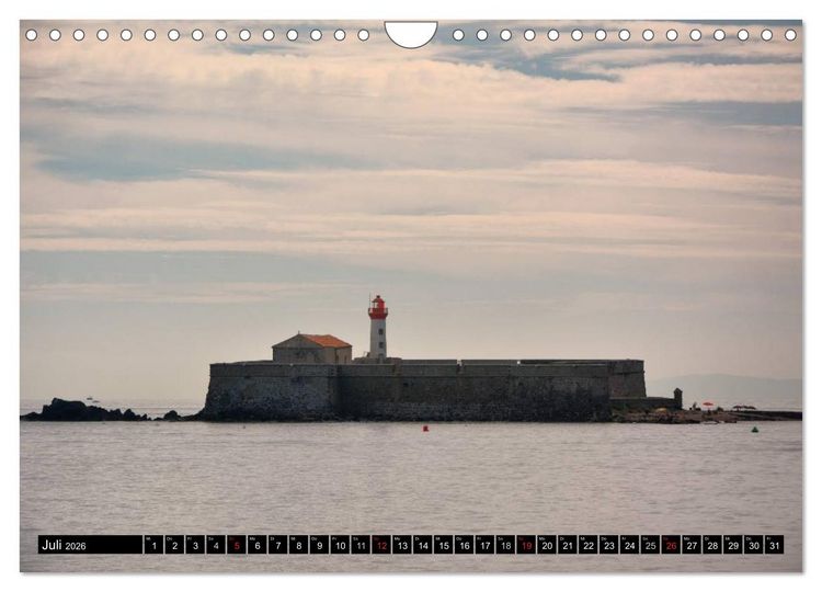 Produktbild: Frankreichs wehrhafter S&uuml;den - Festungen und Wehranlagen im Languedoc-Roussillon (Wandkalender 2026 DIN A4 quer), CALVENDO Monatskalender