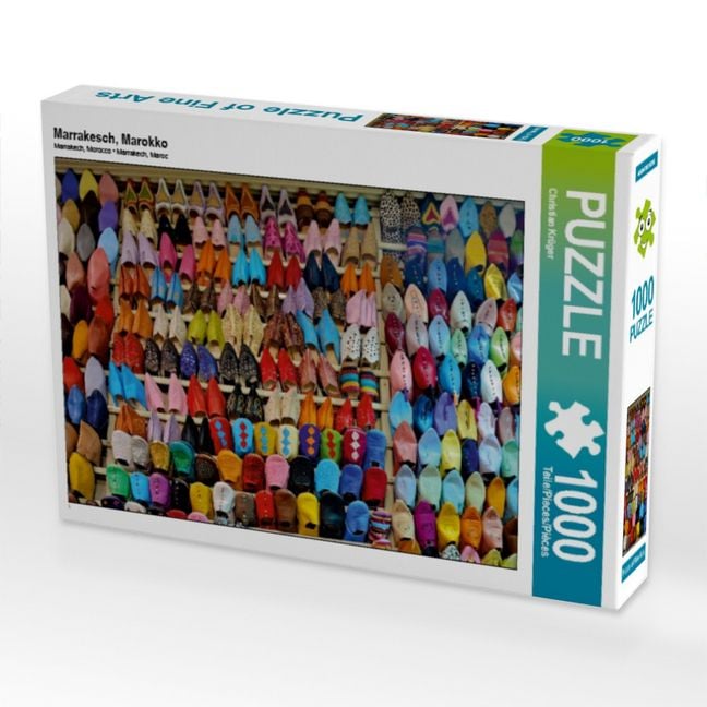 Produktbild: CALVENDO Puzzle Marrakesch, Marokko | 1000 Teile Lege-Gr&ouml;&szlig;e 64x48cm Foto-Puzzle f&uuml;r gl&uuml;ckliche Stunden