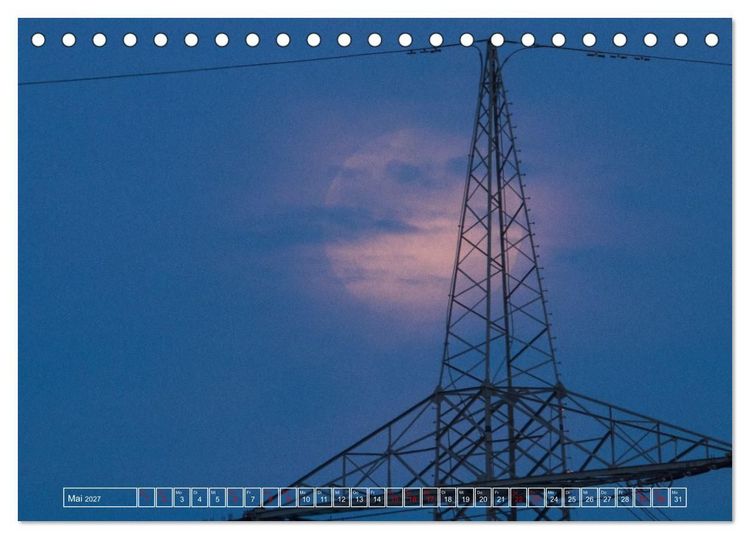 Produktbild: Faszination Mond - der etwas andere Mondkalender (Tischkalender 2027 DIN A5 quer), CALVENDO Monatskalender