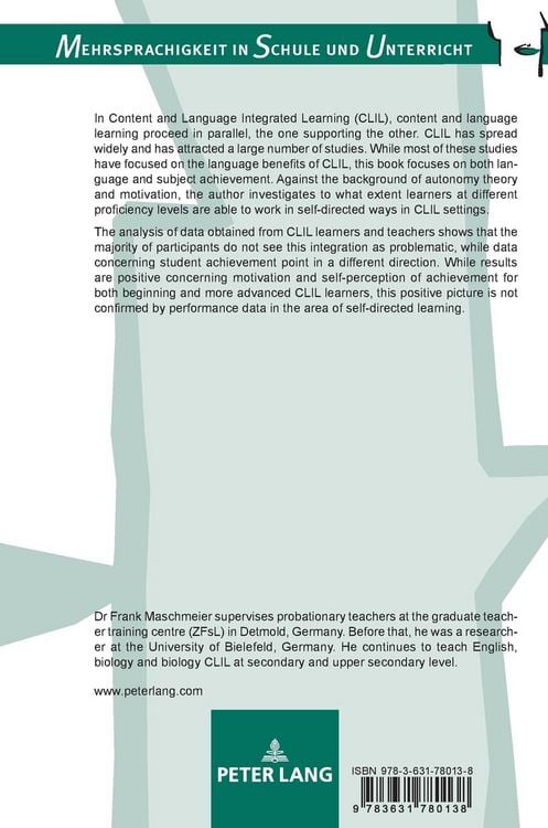 Produktbild: Learner Autonomy in the CLIL Classroom