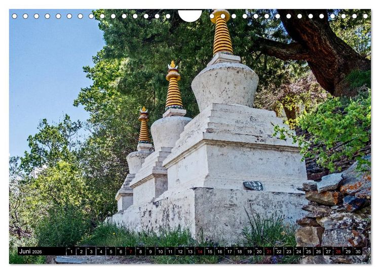 Produktbild: Himachal Pradesh - Bezaubernde Bergwelt im Himalaya (Wandkalender 2026 DIN A4 quer), CALVENDO Monatskalender