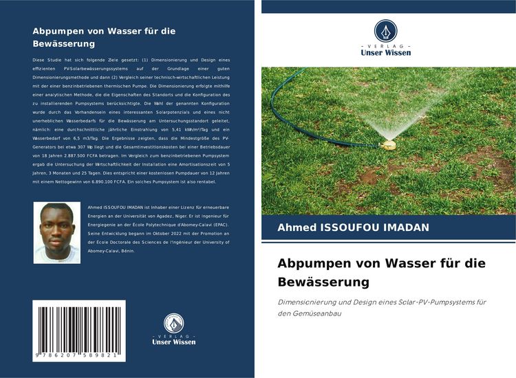 Produktbild: Abpumpen von Wasser f&uuml;r die Bew&auml;sserung