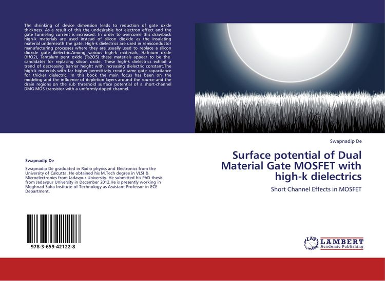 Produktbild: Surface potential of Dual Material Gate MOSFET with high-k dielectrics
