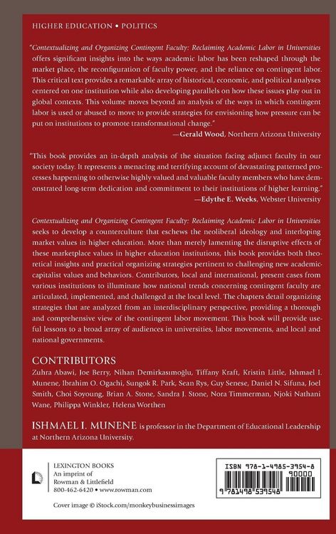 Produktbild: Contextualizing and Organizing Contingent Faculty