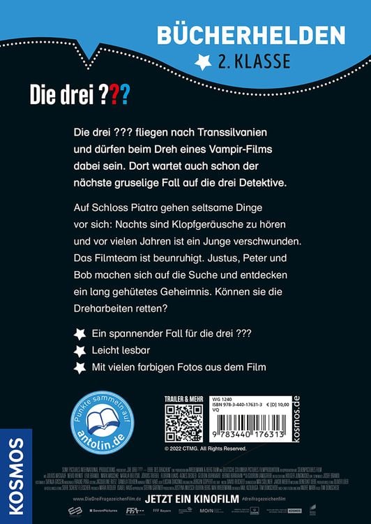 Die drei ??? Erstlese-Buch zum Film, Erbe des Drachen