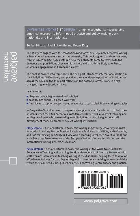 Produktbild: Writing in the Disciplines