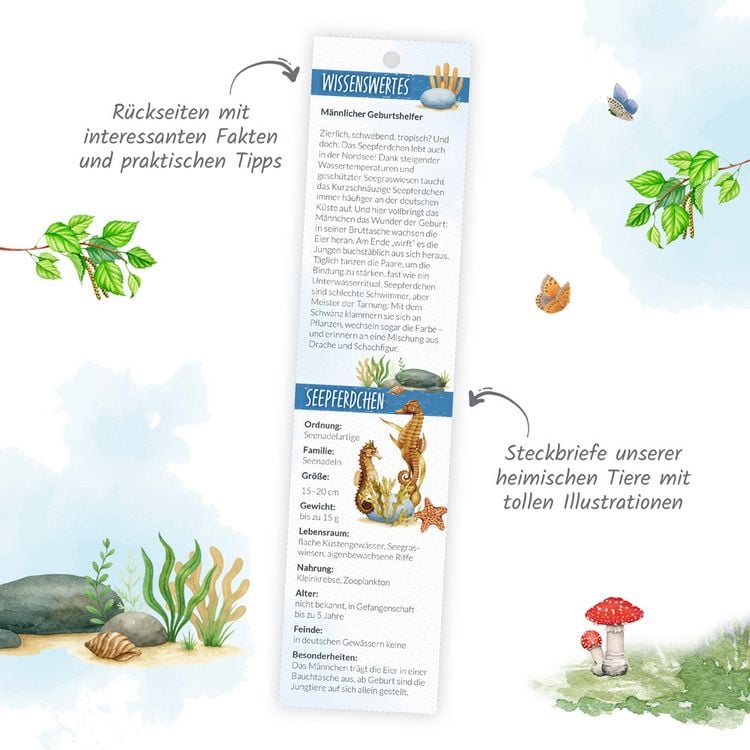 Produktbild: TR&Ouml;TSCH - Streifenkalender Mini Heimische Tierwelt 2027