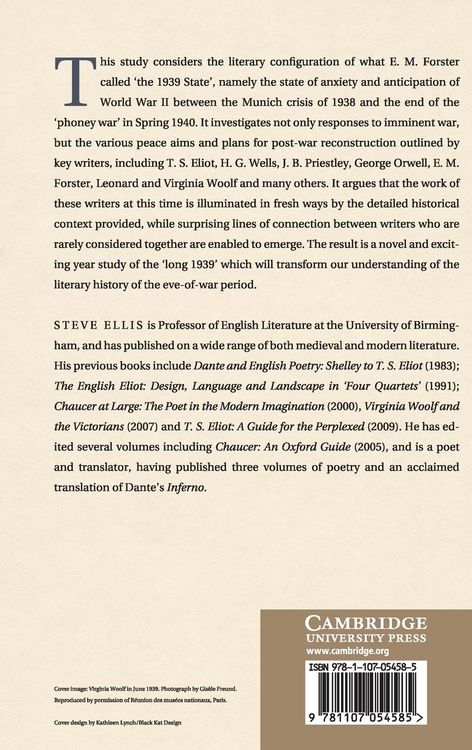 Produktbild: British Writers and the Approach of World War II