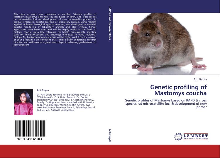 Produktbild: Genetic profiling of Mastomys coucha
