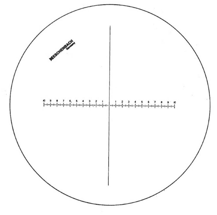 Produktbild: Eschenbach 115201 Pr&auml;zisionsskala Linsengr&ouml;&szlig;e: (&Oslash;) 23mm